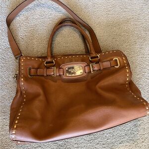 Michael Kors Tan Leather Satchel